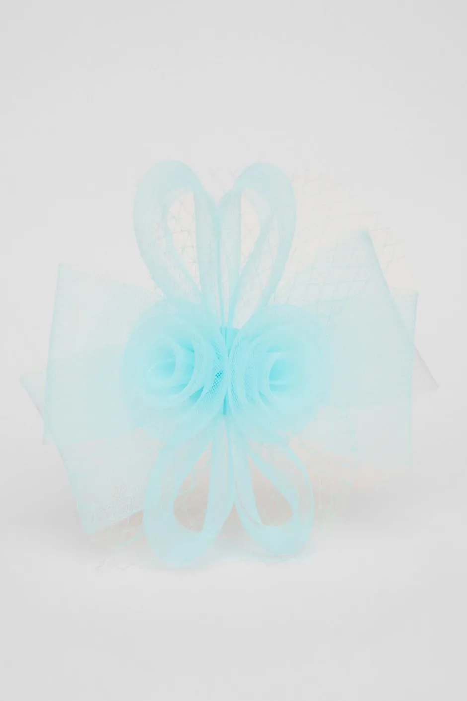 Quiz Flower Clip Fascinator Aqua Discount