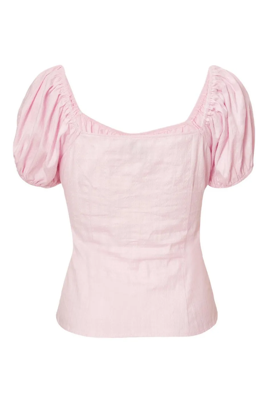 Quiz Baby Pink Button Front Top Outlet