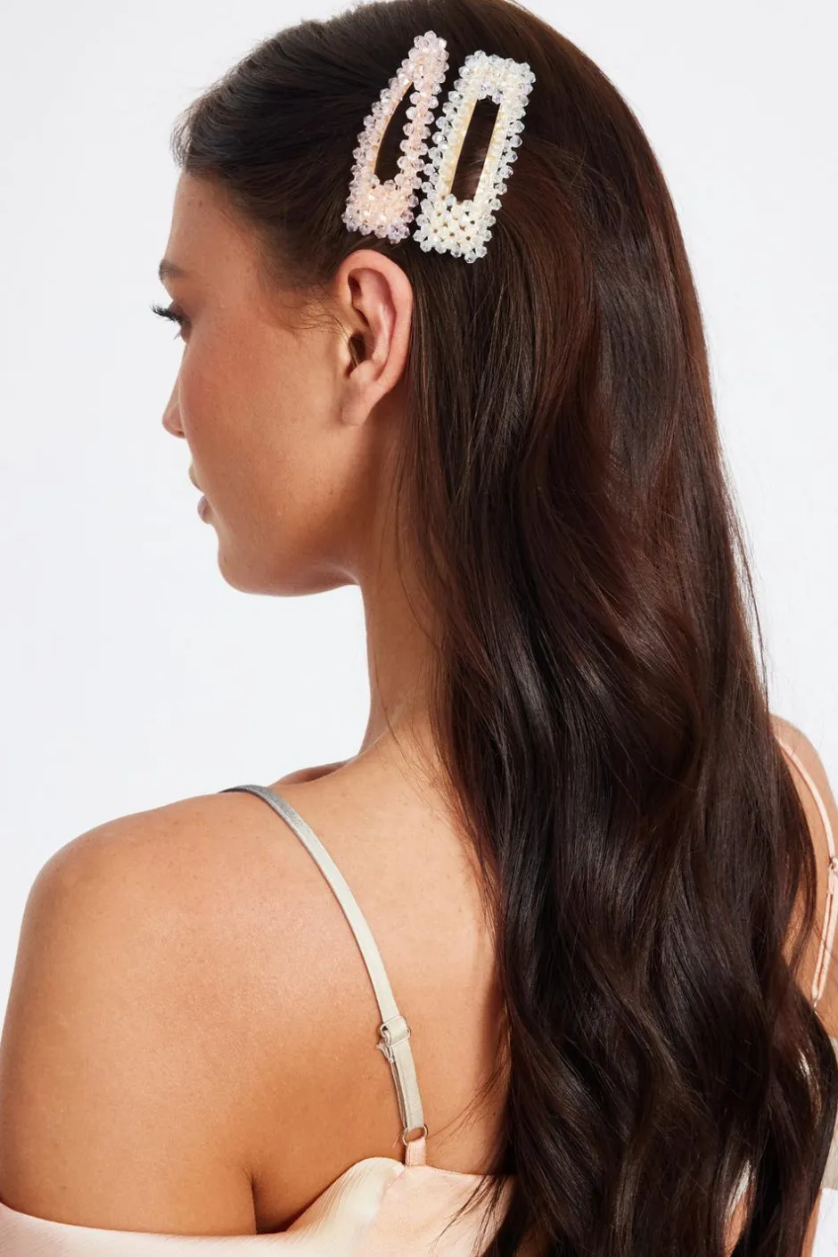 Quiz Beaded Hair Clip Set Discount