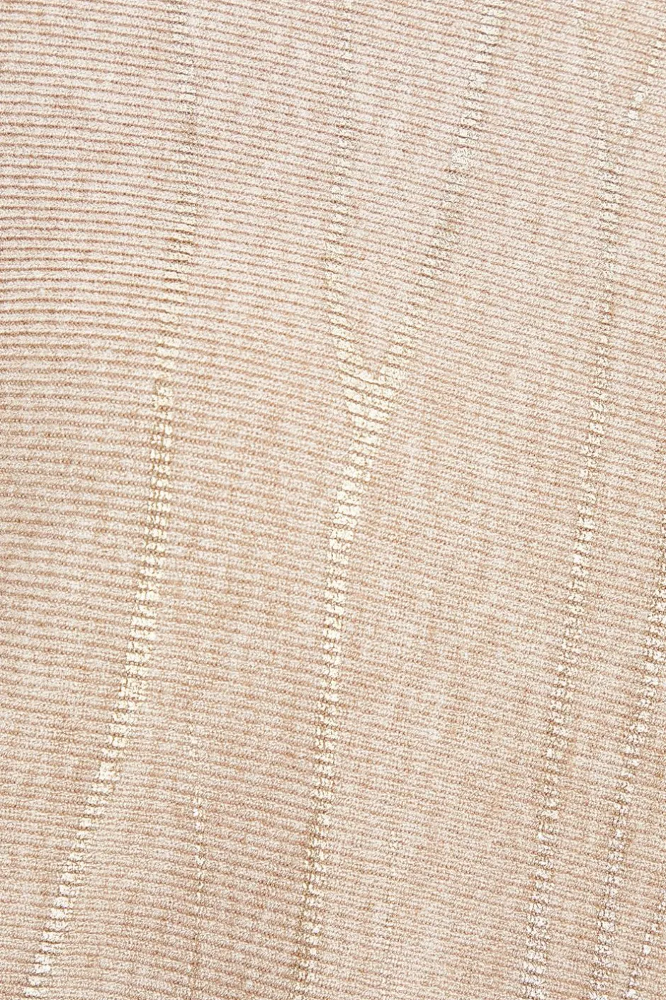 Quiz Knit Foil Detail Jumper Beige New