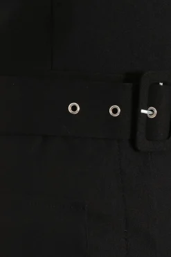 Quiz Black Bandeau Belted Playsuit Sale