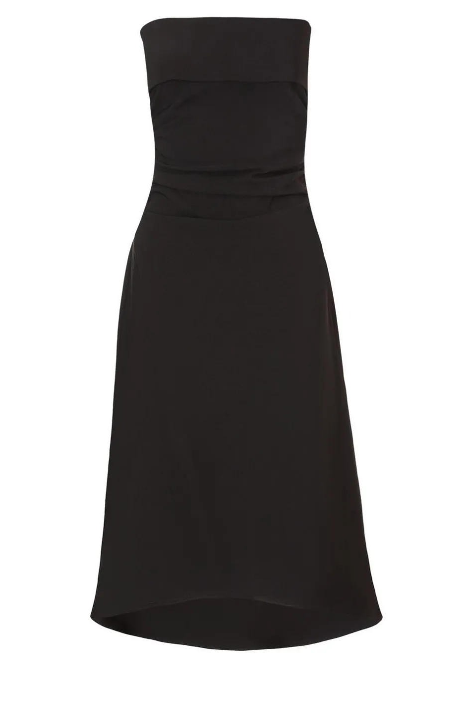 Quiz Bandeau Midi Dress Black Best