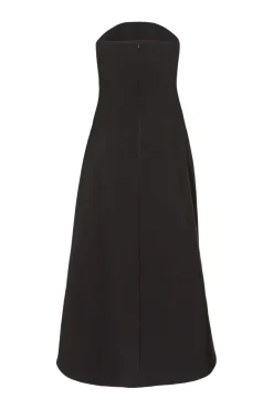 Quiz Bandeau Midi Dress Black Best
