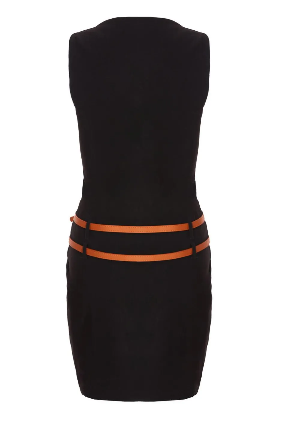 Quiz Black Belted Mini Dress Hot