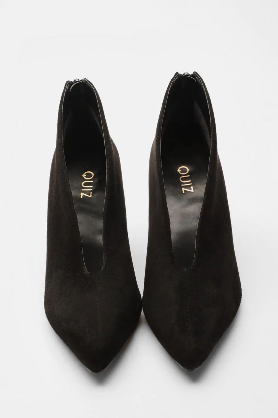 Quiz Black Block Heel Shoes Boots Hot