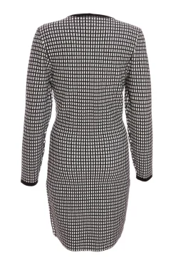 Quiz Black Boucle KnitJumper Dress Best