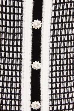 Quiz Black Boucle KnitJumper Dress Best