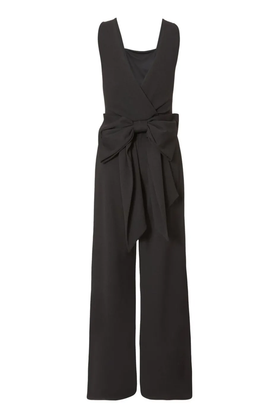 Quiz Bow Back Jumpsuit Black New