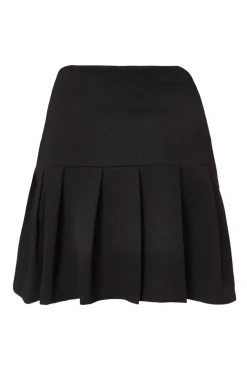 Quiz Black Bow detail Skater Skirt Sale