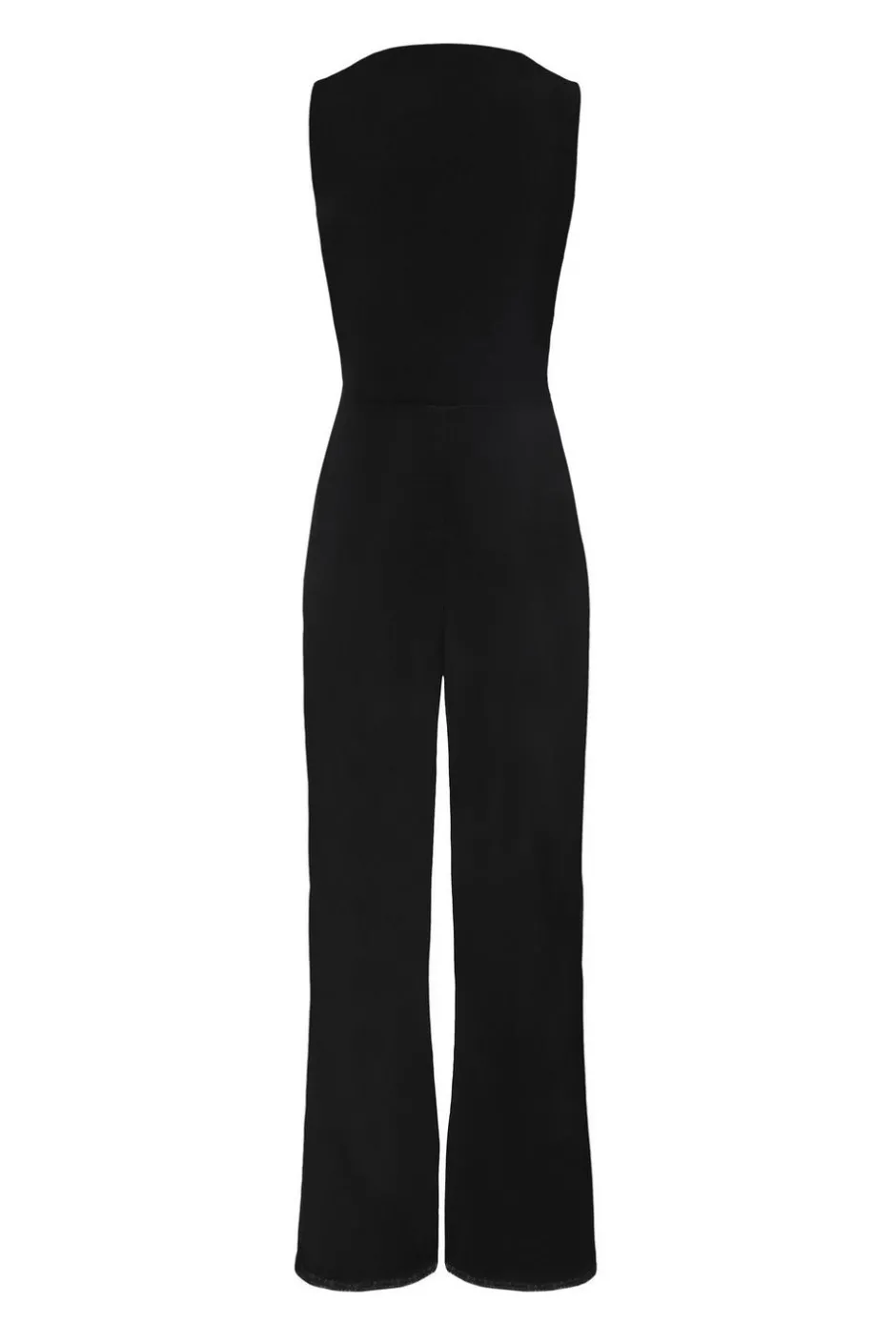Quiz Black Buckle Detail Jumpsuit Hot