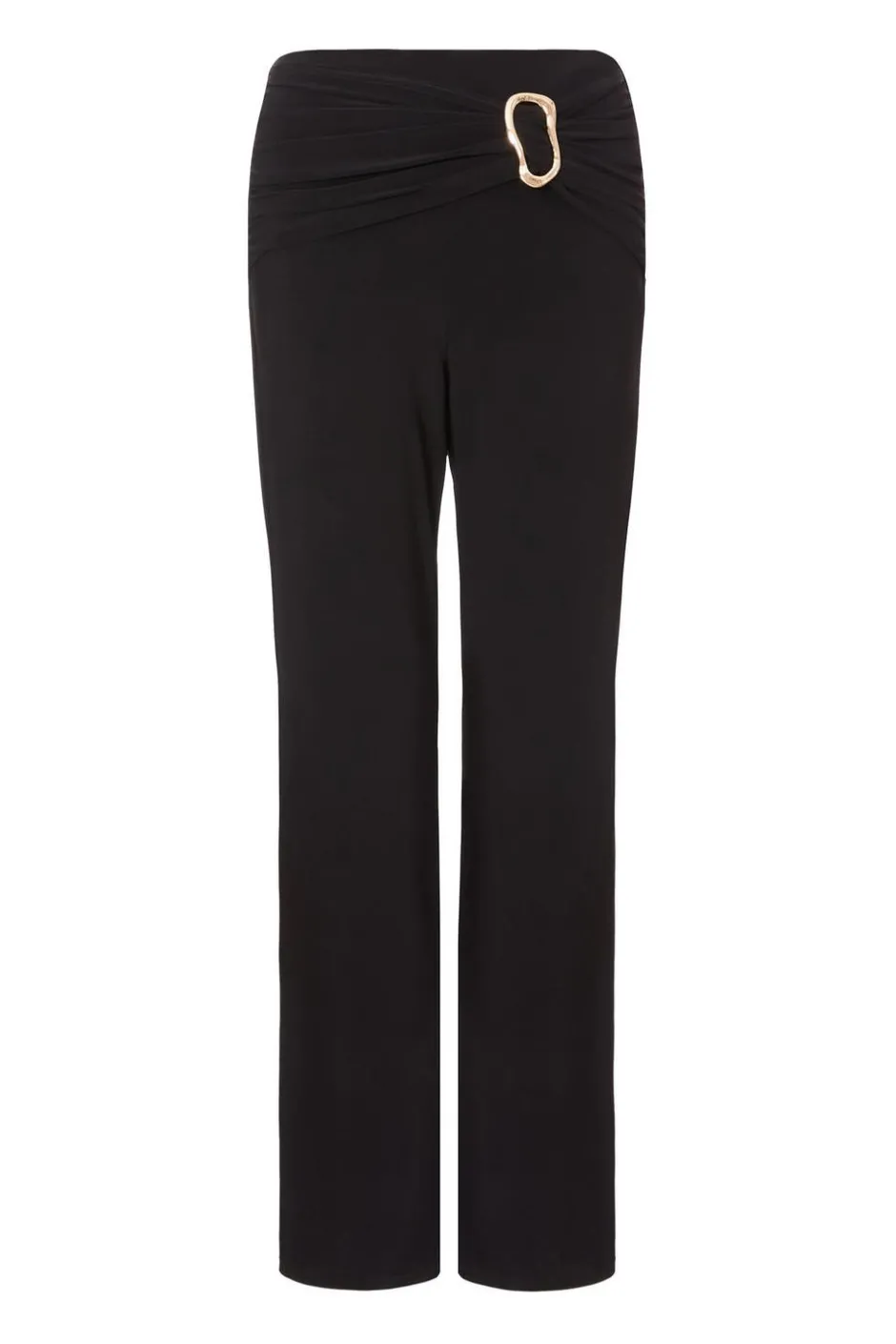 Quiz Buckle Detail Trousers Black Hot