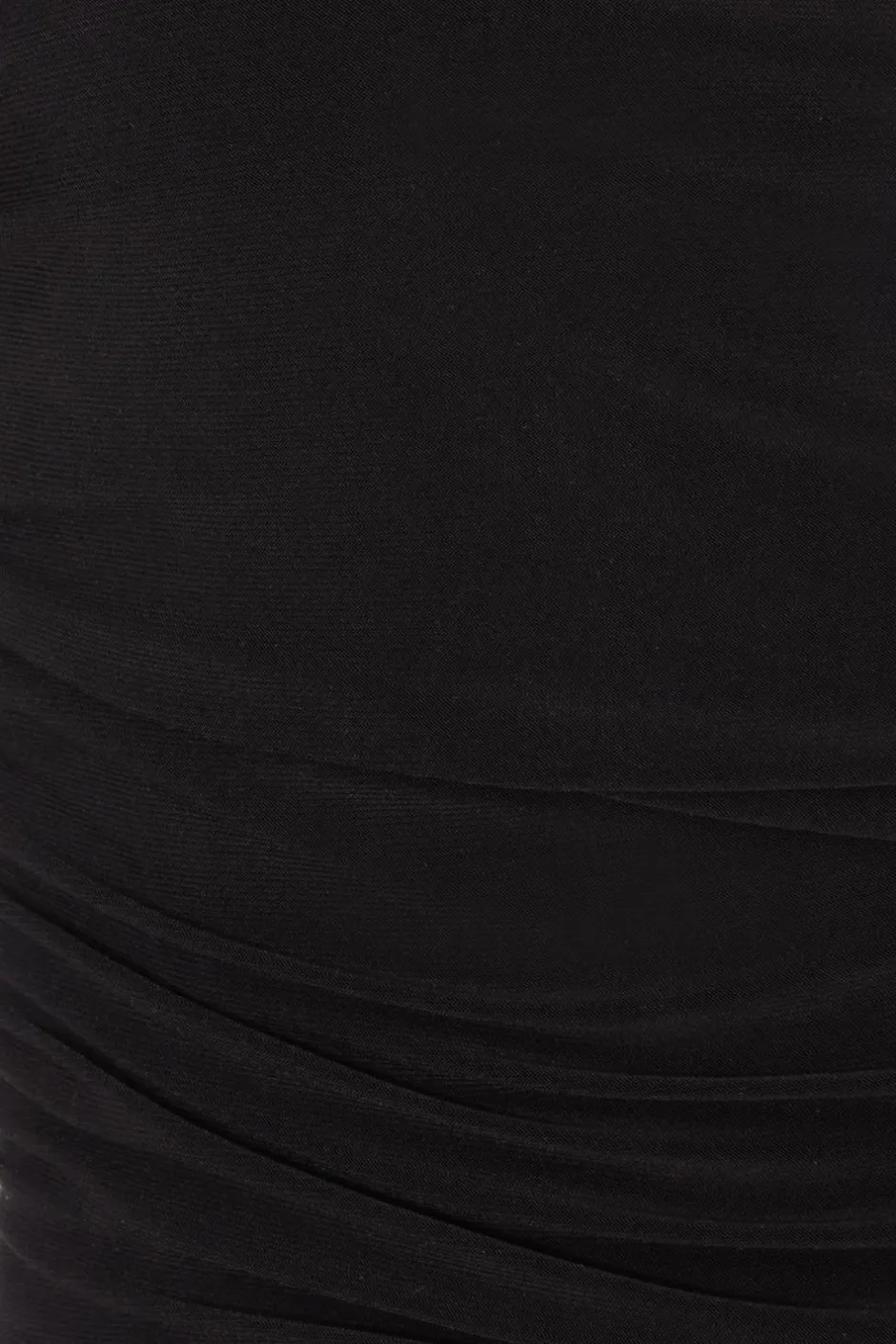 Quiz Buckle Drop Shoulder Top Black Best