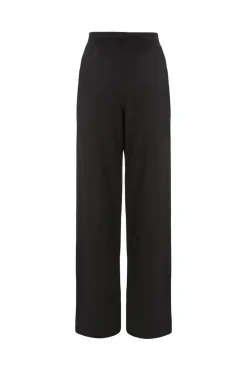 Quiz Black Buckle Palazzo Trousers Online