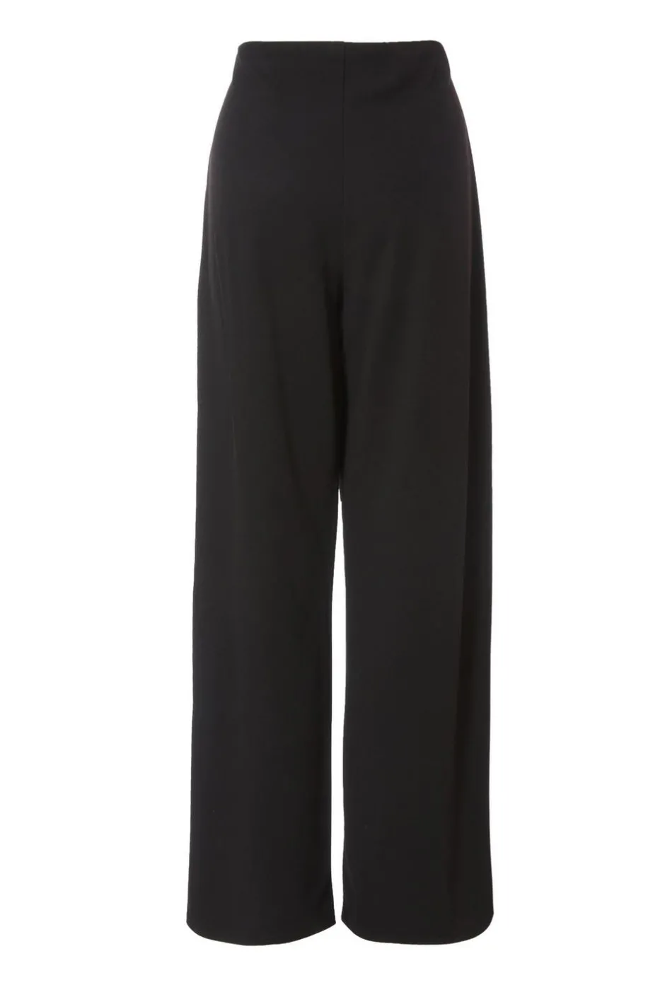 Quiz Button Detail Palazzo Trousers Black Outlet