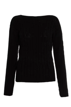 Quiz Black Cable Knit Jumper New
