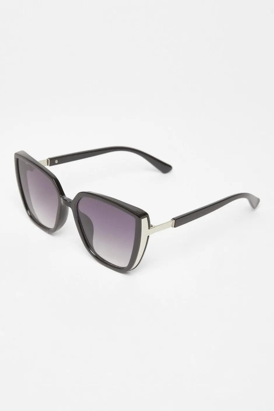 Quiz Cat Eye Sunglasses Black New