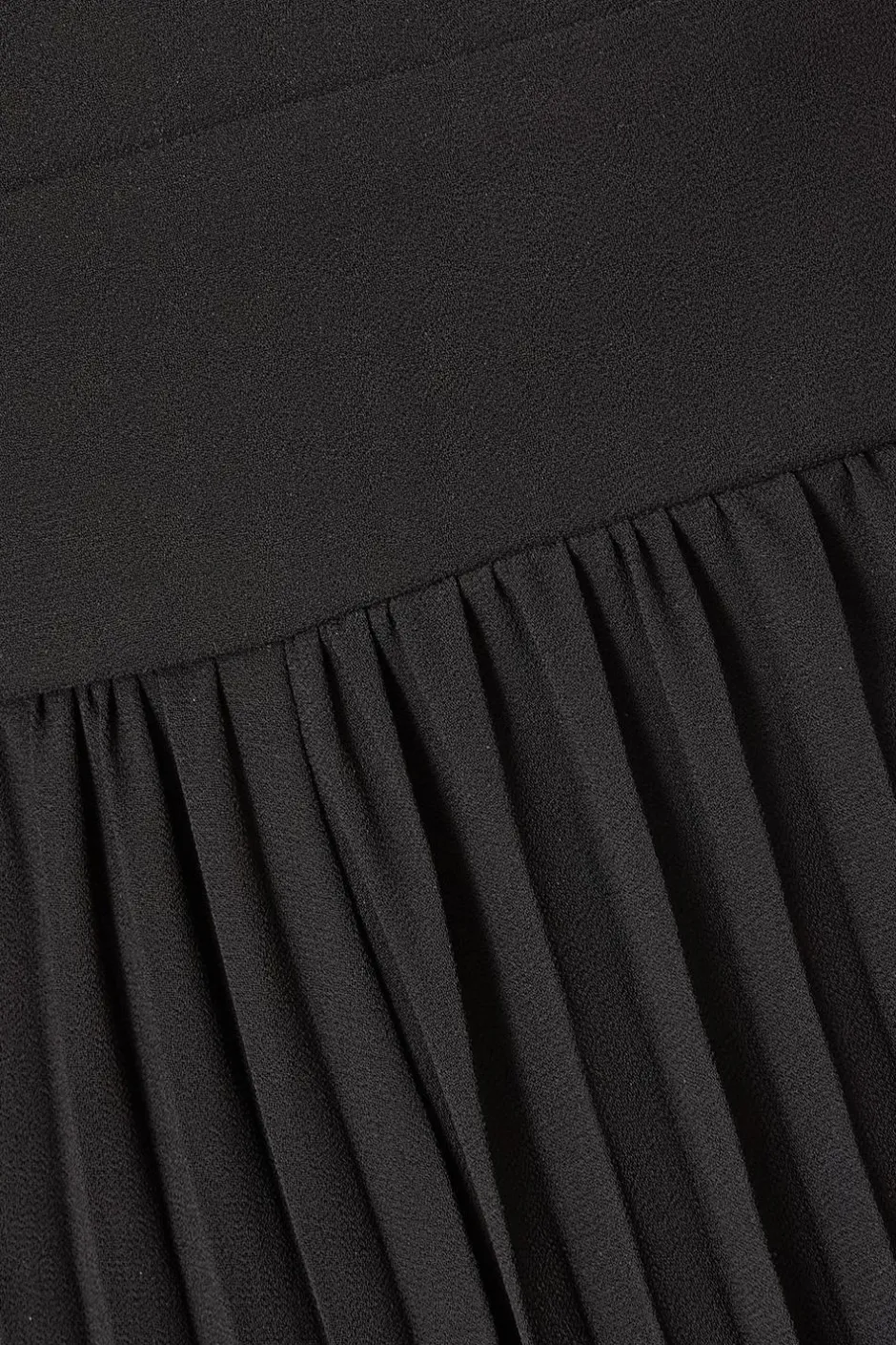 Quiz Black Chiffon Pleated Jumpsuit
