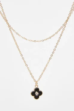 Quiz Clover Jewellery Set Black Hot