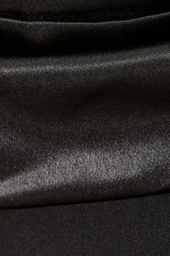 Quiz Black Cold Shoulder Maxi Dress Clearance