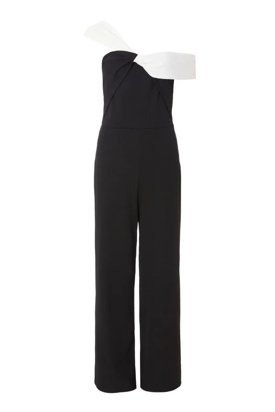 Quiz Black Contrast Bardot Jumpsuit Outlet