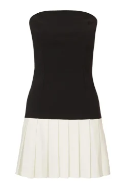 Quiz Black Contrast Mini Dress Online