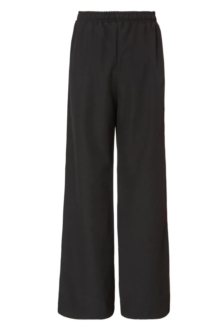 Quiz Black Contrast Striped Trousers Hot