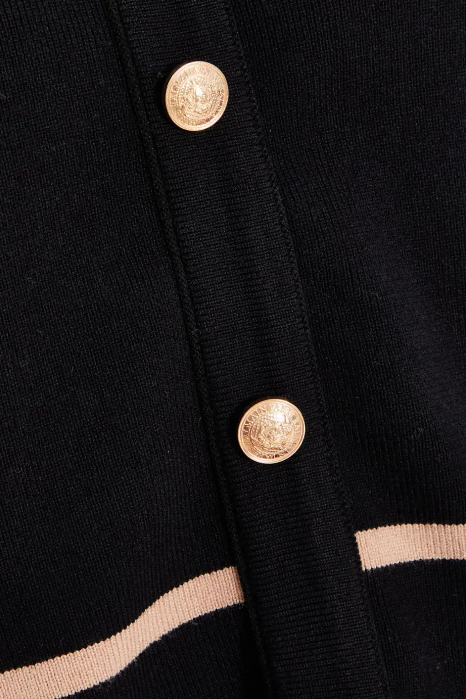 Quiz Black Contrast Trim Knit Cardigan Online