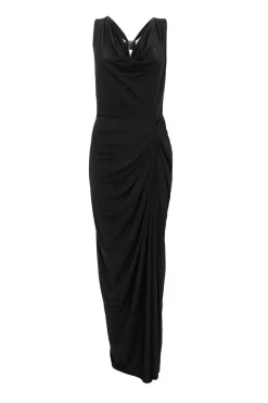 Quiz Black Cowl Neck Midaxi Dress Best