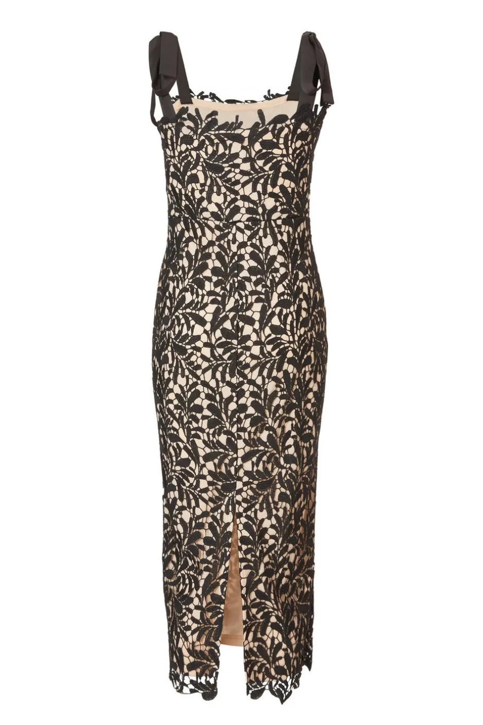 Quiz Black Crochet Lace Midi Dress Best