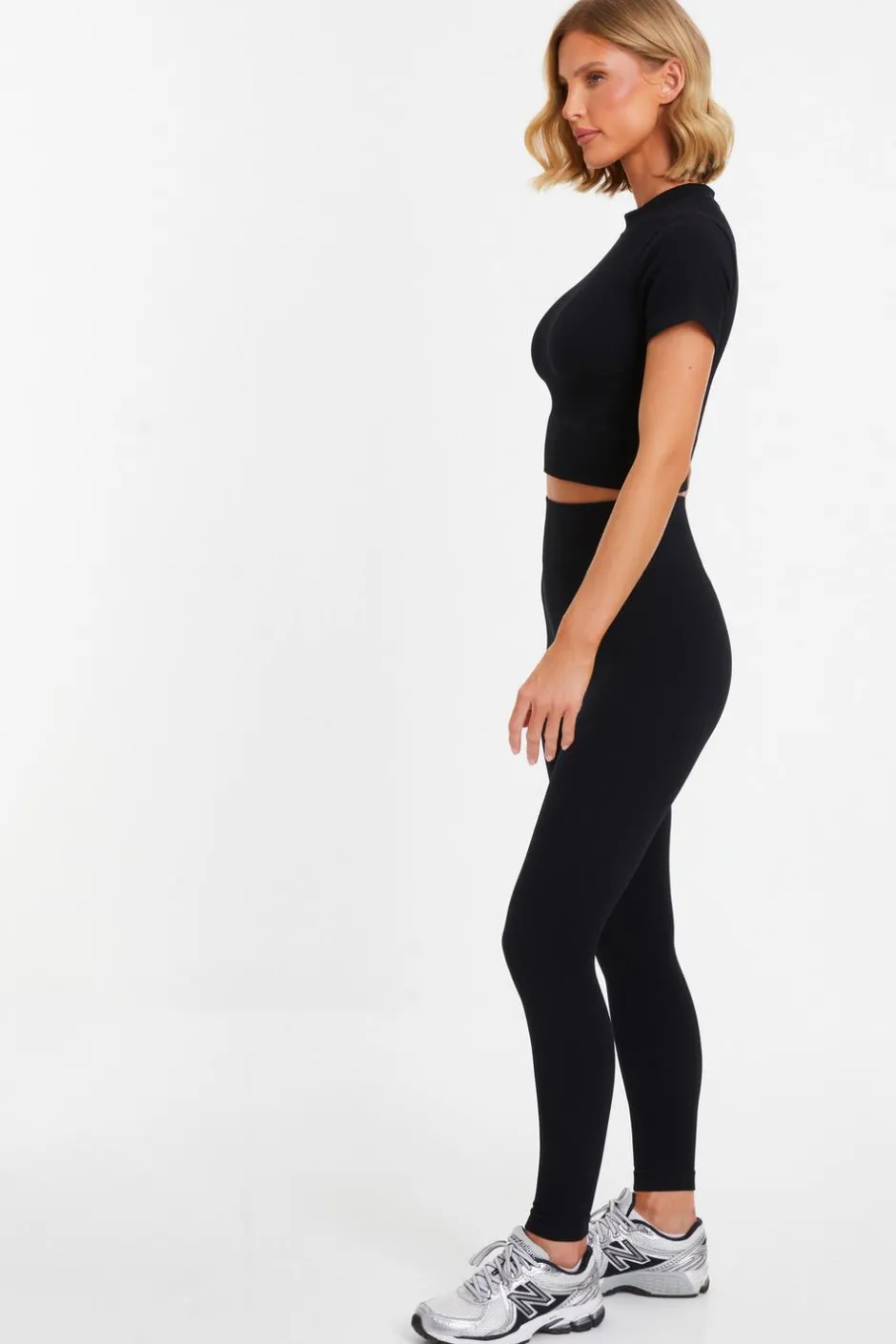 Quiz Cropped Top Black Outlet