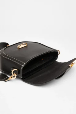 Quiz Cross Body Bag Black Discount