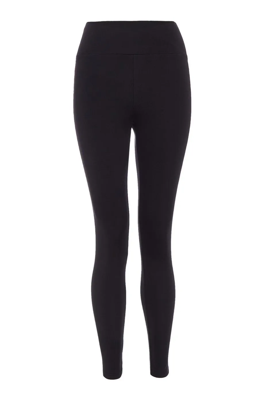 Quiz Crossover Waist Leggings Black Outlet