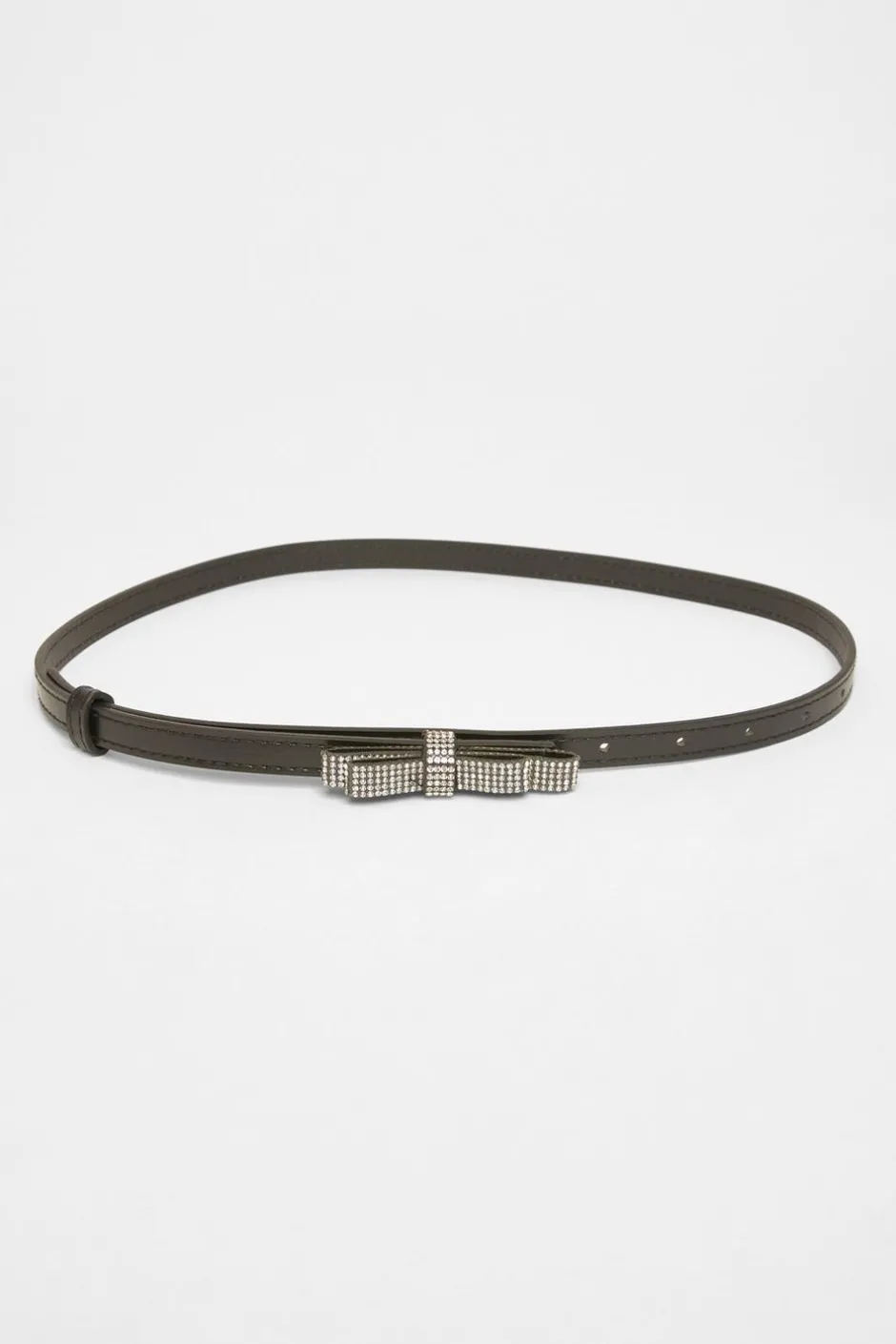 Quiz Black Diamante Bow Belt Online