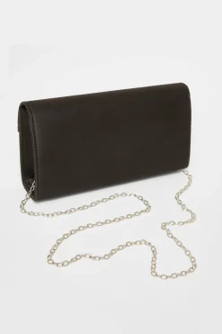 Quiz Black Diamante Clutch Sale
