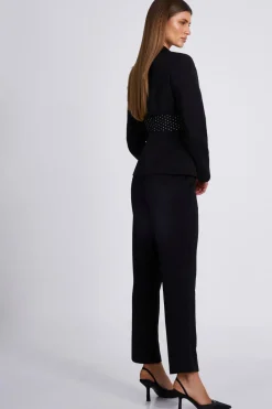 Quiz Black Diamante Corset Blazer Online