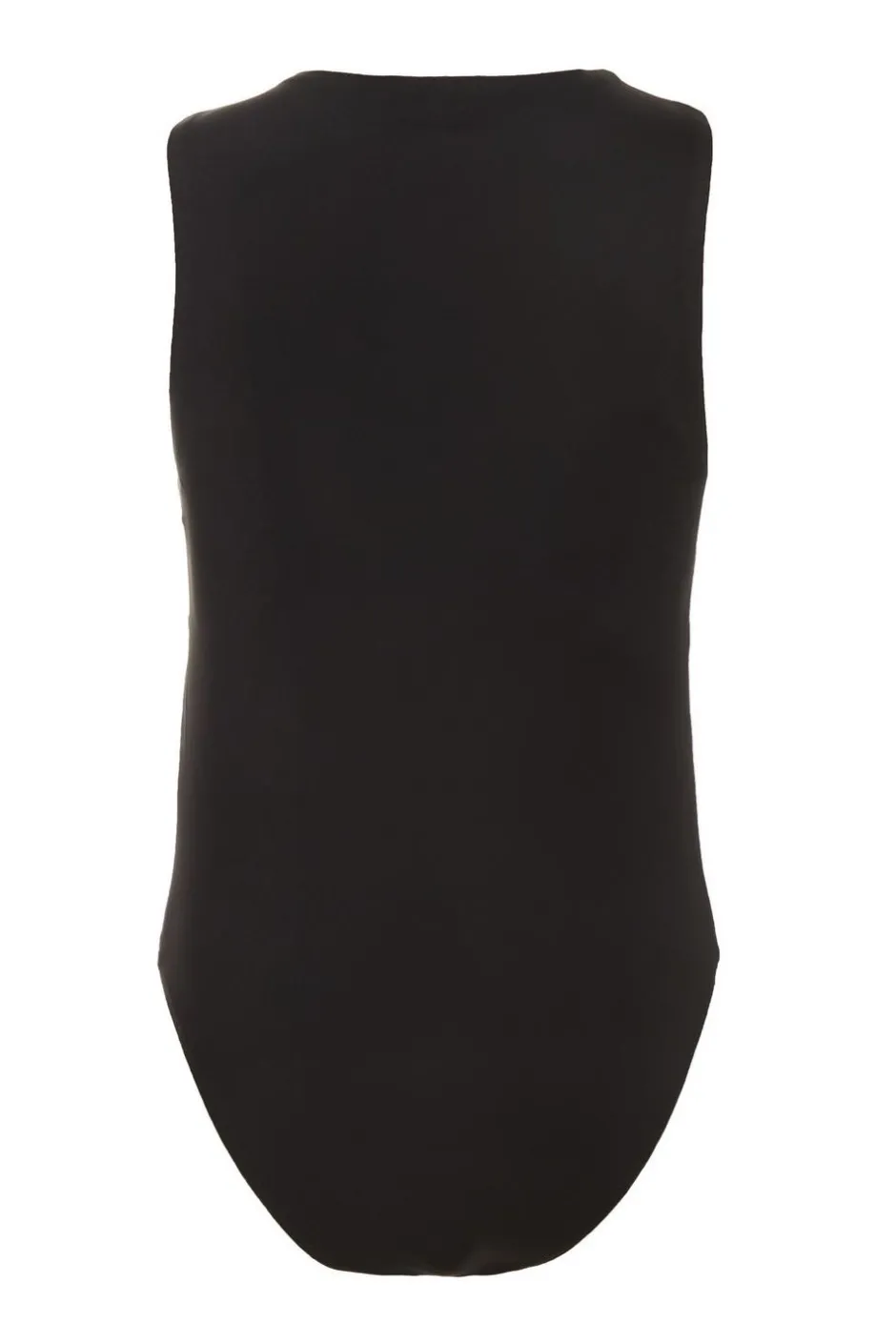 Quiz Diamante Trim Bodysuit Black