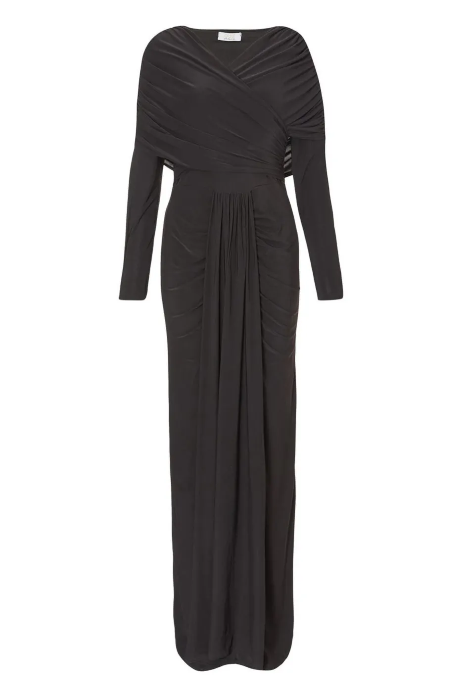 Quiz Draped Maxi Dress Black