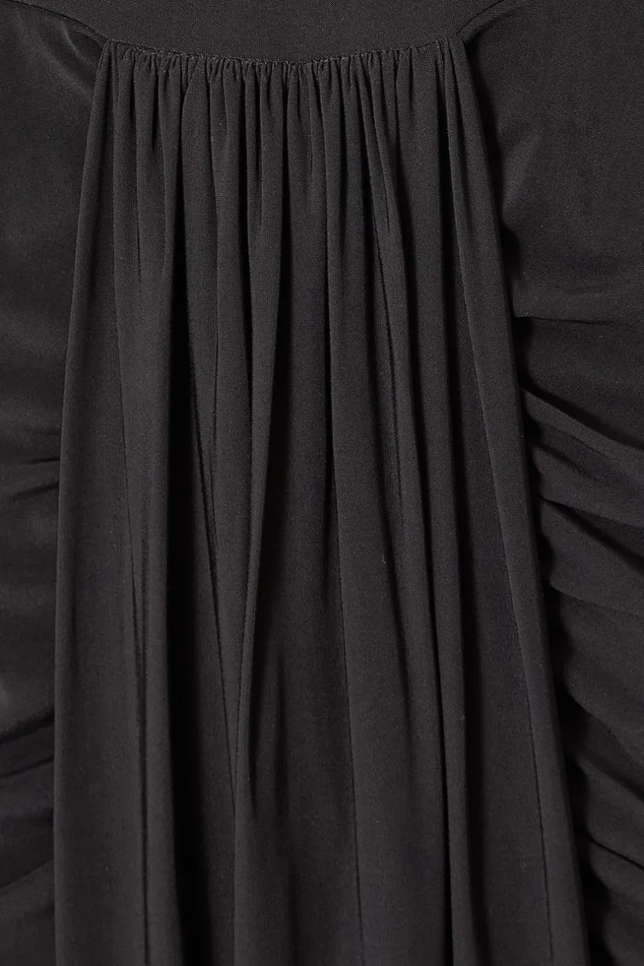 Quiz Draped Maxi Dress Black