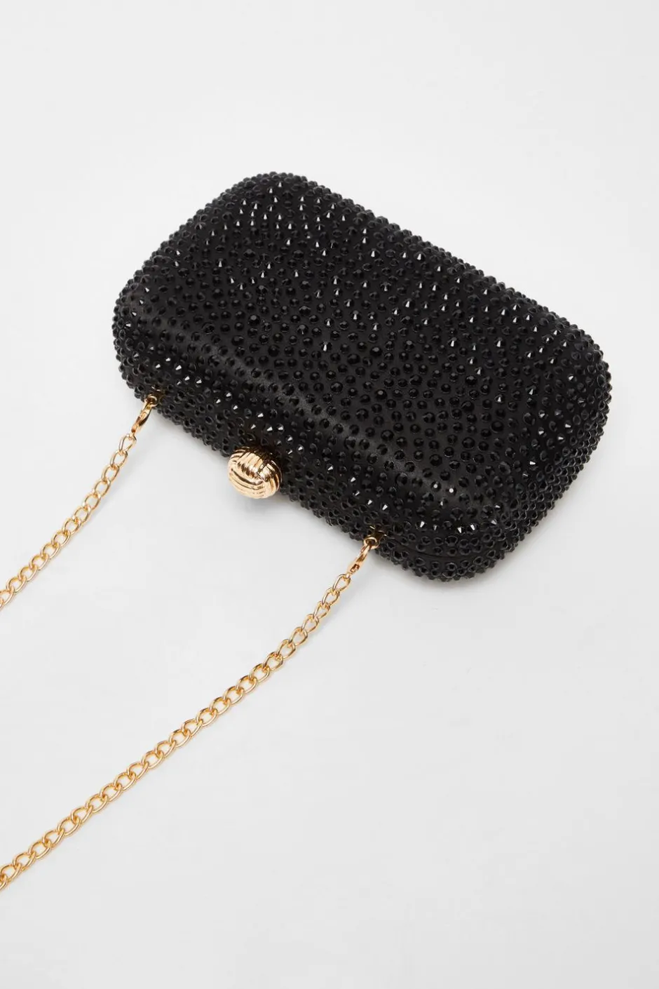 Quiz Embellished Box Bag Black Sale