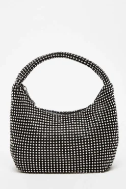 Quiz Black Embellished Mini Bag