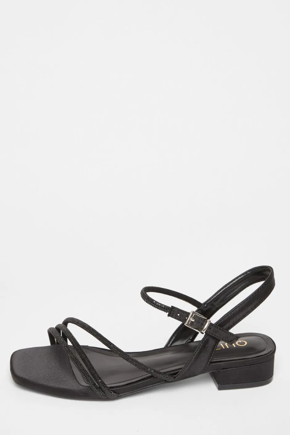Quiz Embellished Strappy Sandals Black Best