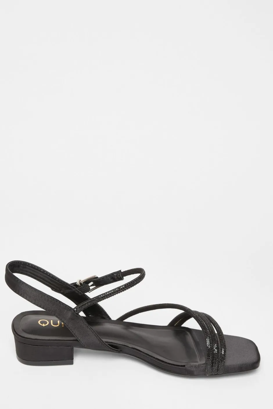 Quiz Embellished Strappy Sandals Black Best