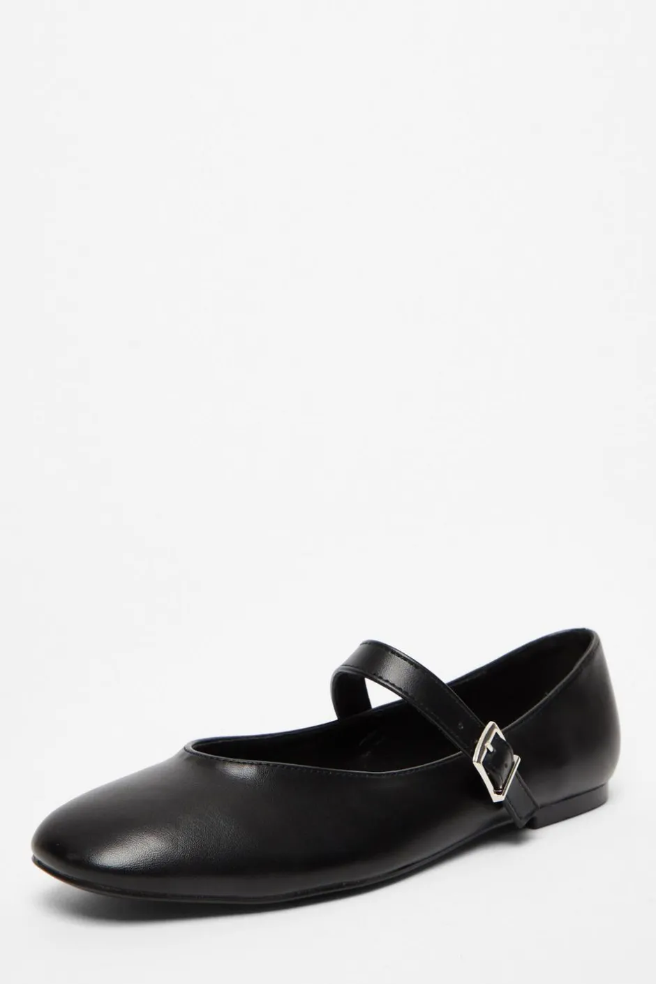 Quiz Black Faux Leather Buckle Pumps Online
