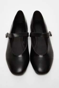 Quiz Black Faux Leather Buckle Pumps Online