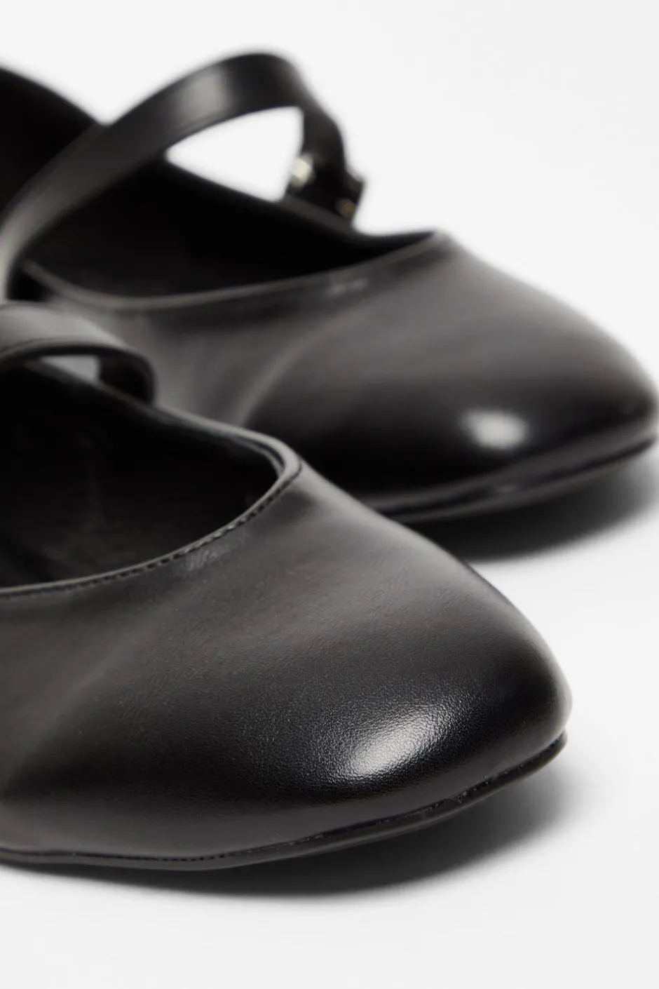 Quiz Black Faux Leather Buckle Pumps Online