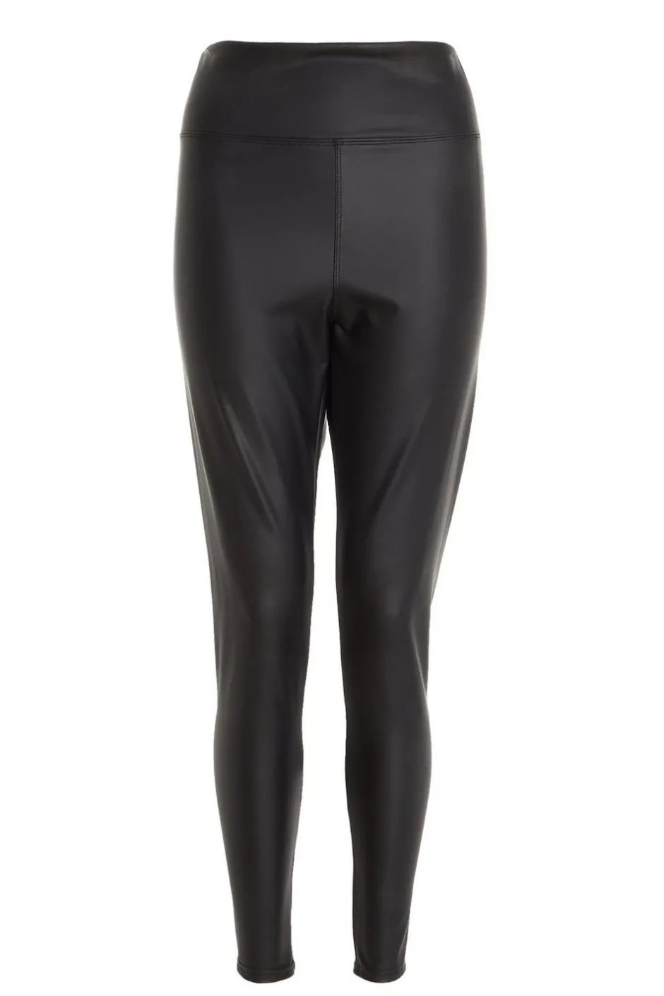 Quiz Black Faux Leather Leggings Outlet