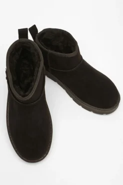 Quiz Black Faux Suede Ankle Boots Best