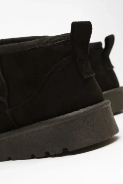 Quiz Black Faux Suede Ankle Boots Best