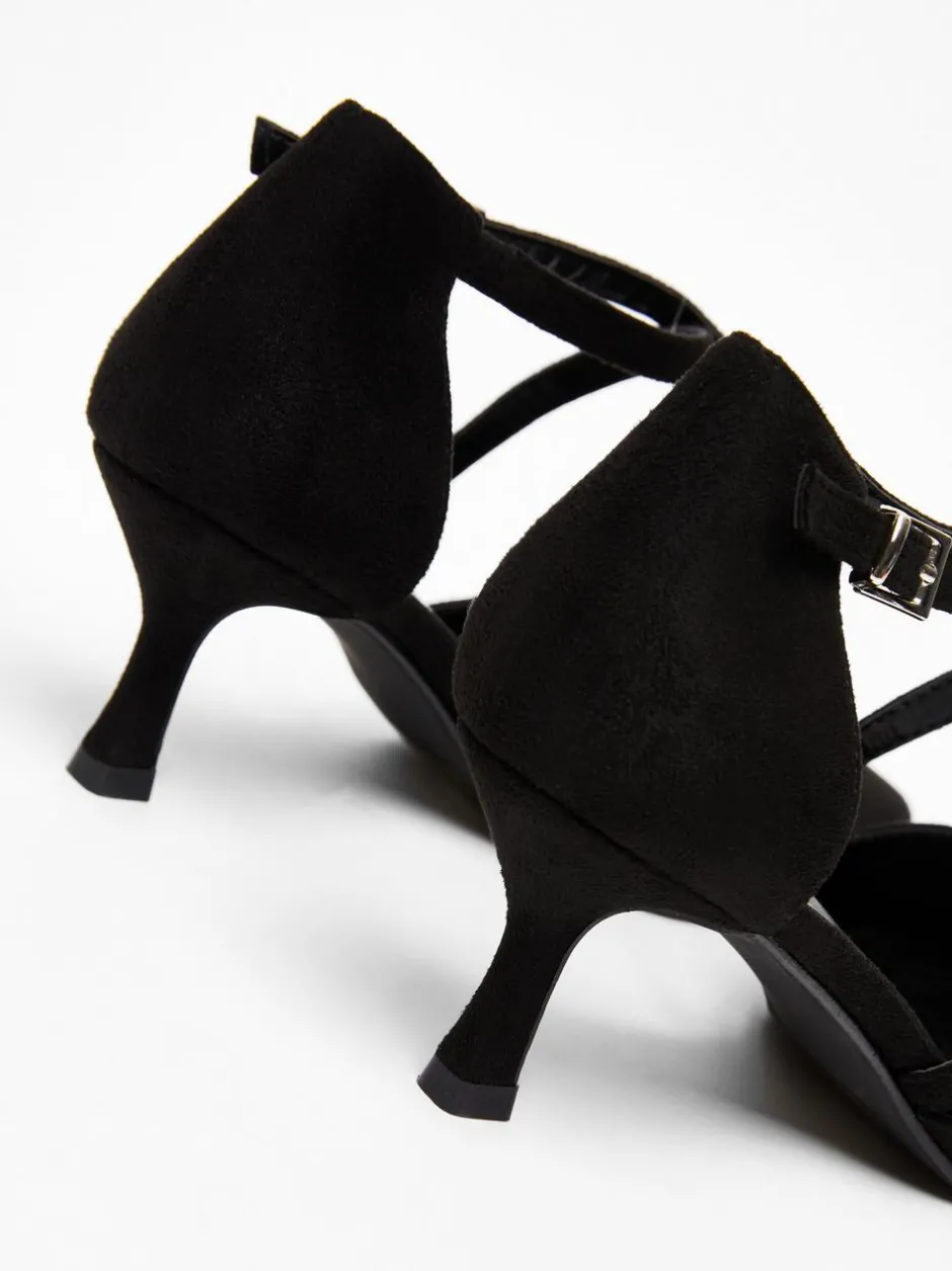 Quiz Black Faux Suede Court Heel Best