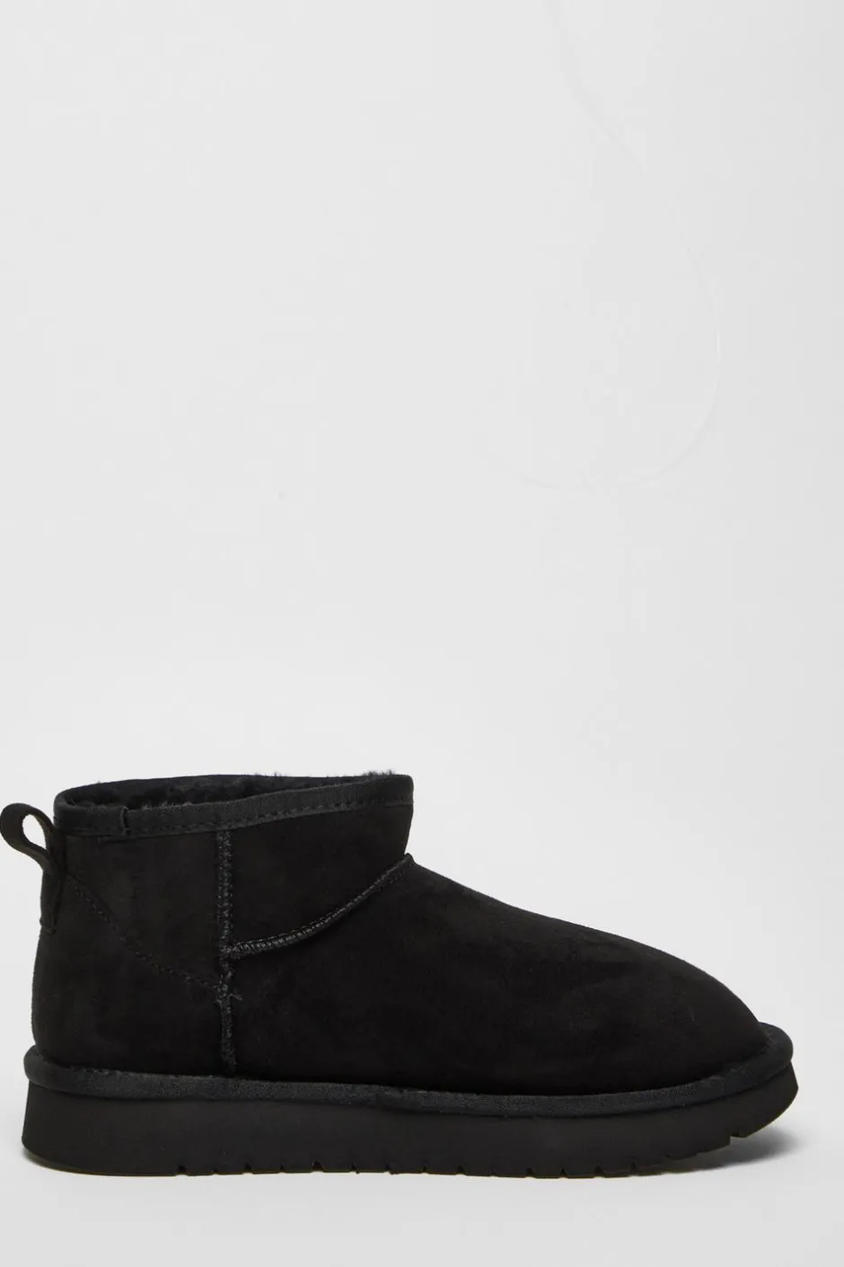 Quiz Faux Suede Diamante Ankle Boots Black Sale